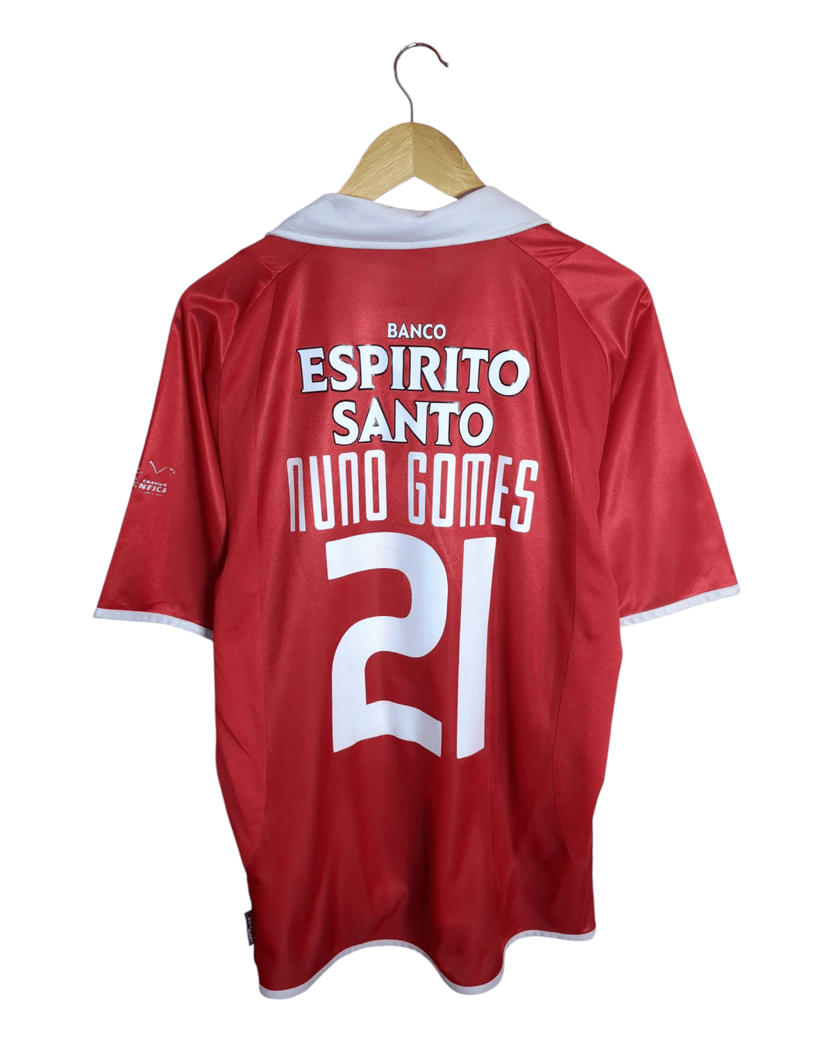 2004-05 Benfica Adidas Home Shirt #21 Nuno Gomes - (M)