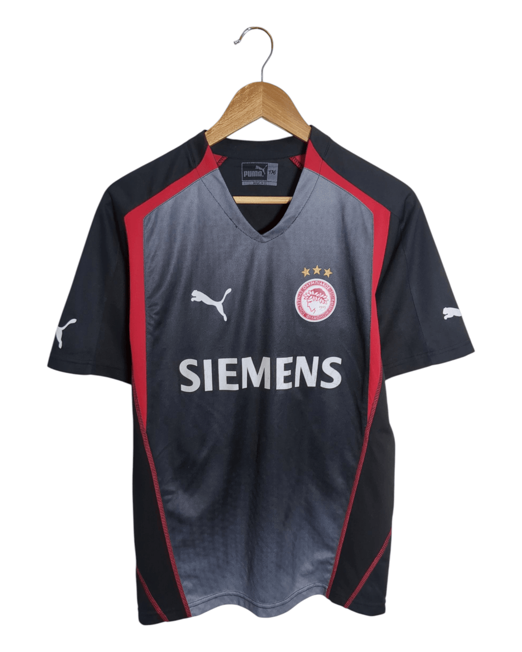 2005-06 Olympiakos Puma Away Shirt #10 Rivaldo - (M)