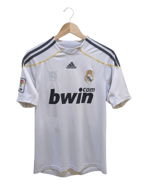 2009-10 Real Madrid Adidas Home Shirt #11 Benzema - (S)