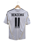 2009-10 Real Madrid Adidas Home Shirt #11 Benzema - (S)