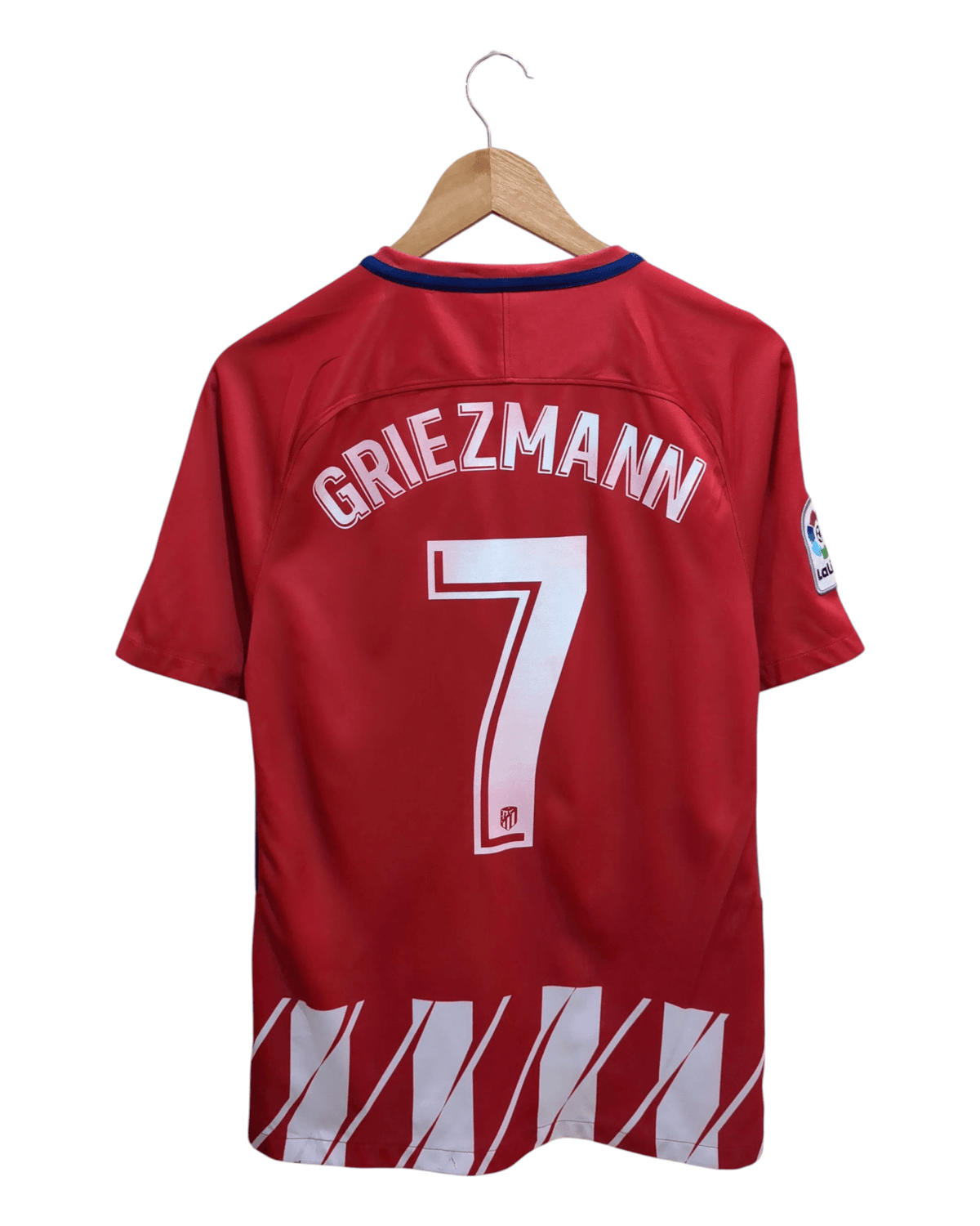 2018-19 Atletico Madrid Nike Home Shirt #7 Griezmann - (S)
