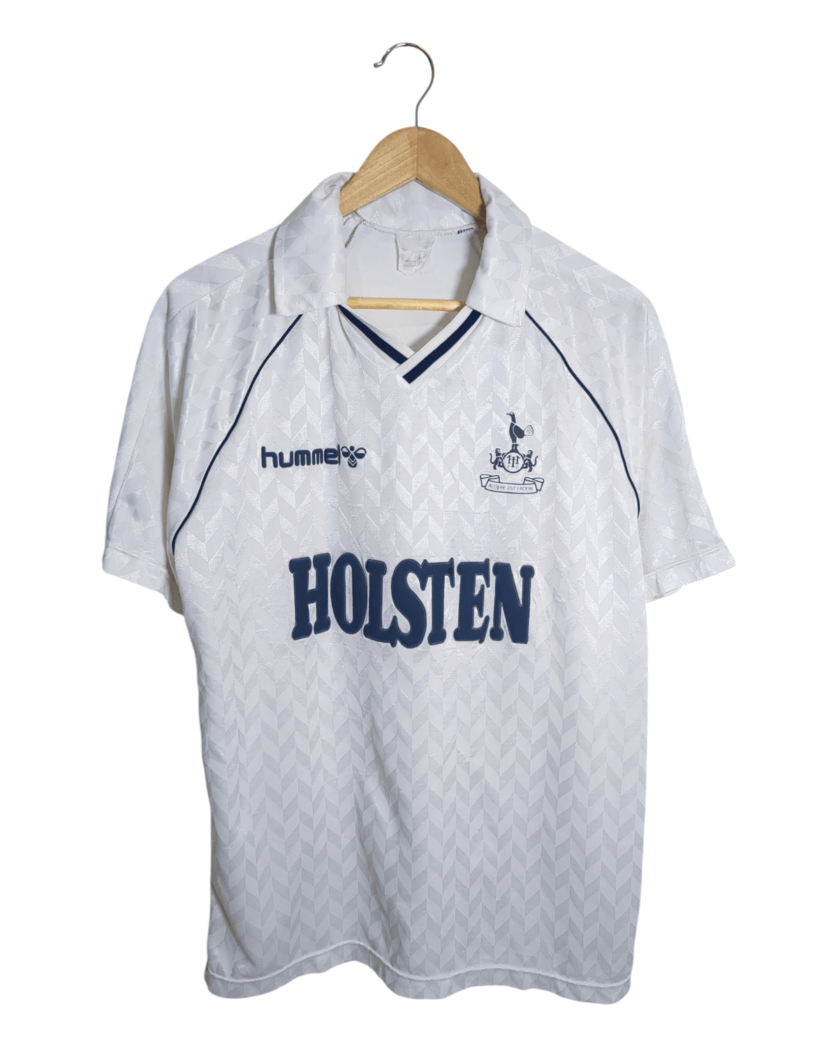 1987-89 Tottenham Hotspur Hummel Home Shirt #10 - (L)