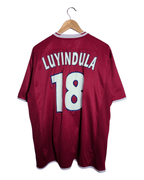 2003-04 Olympique Lyonnais Umbro Third Shirt #18 Luyindula - (XL)