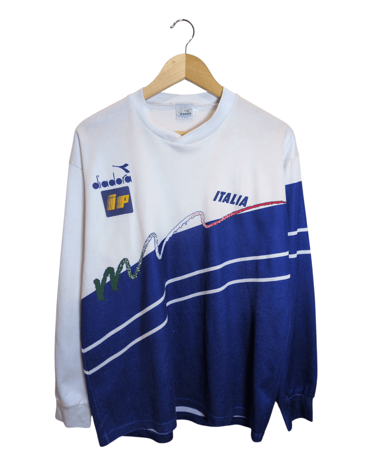 1990-92 Italy Diadora Training L/S Shirt - (L)