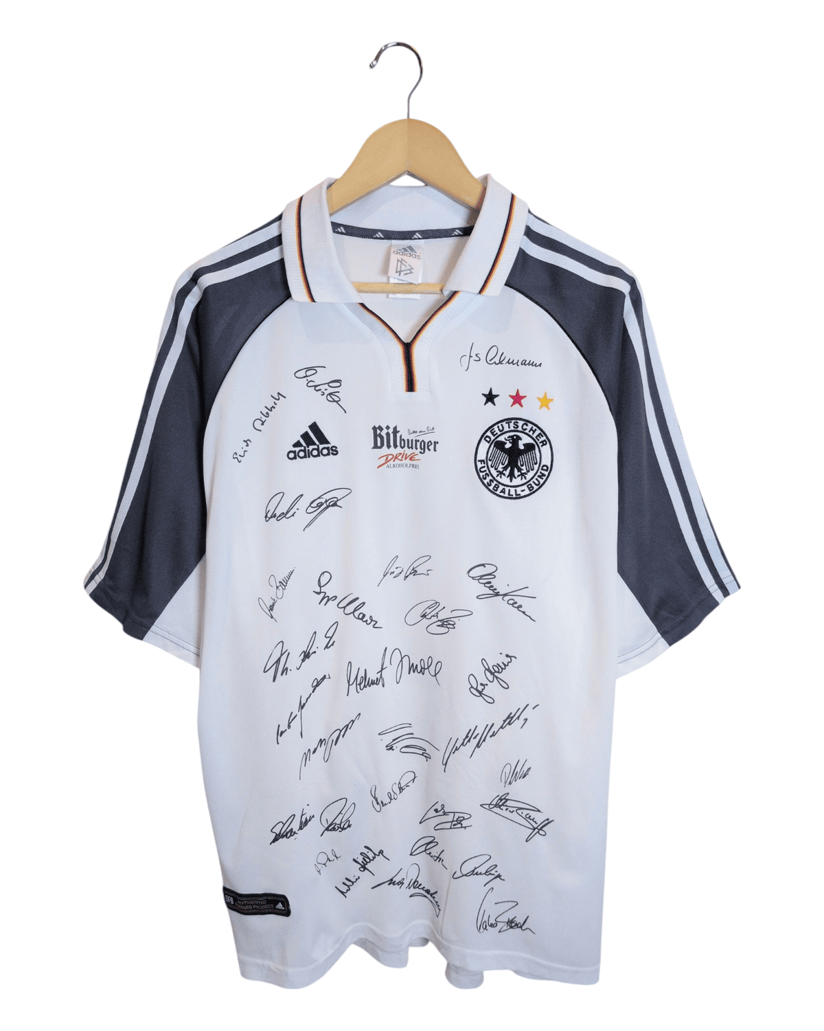 2000-02 Germany Adidas 'Squad Signed' Home Shirt - (XL)