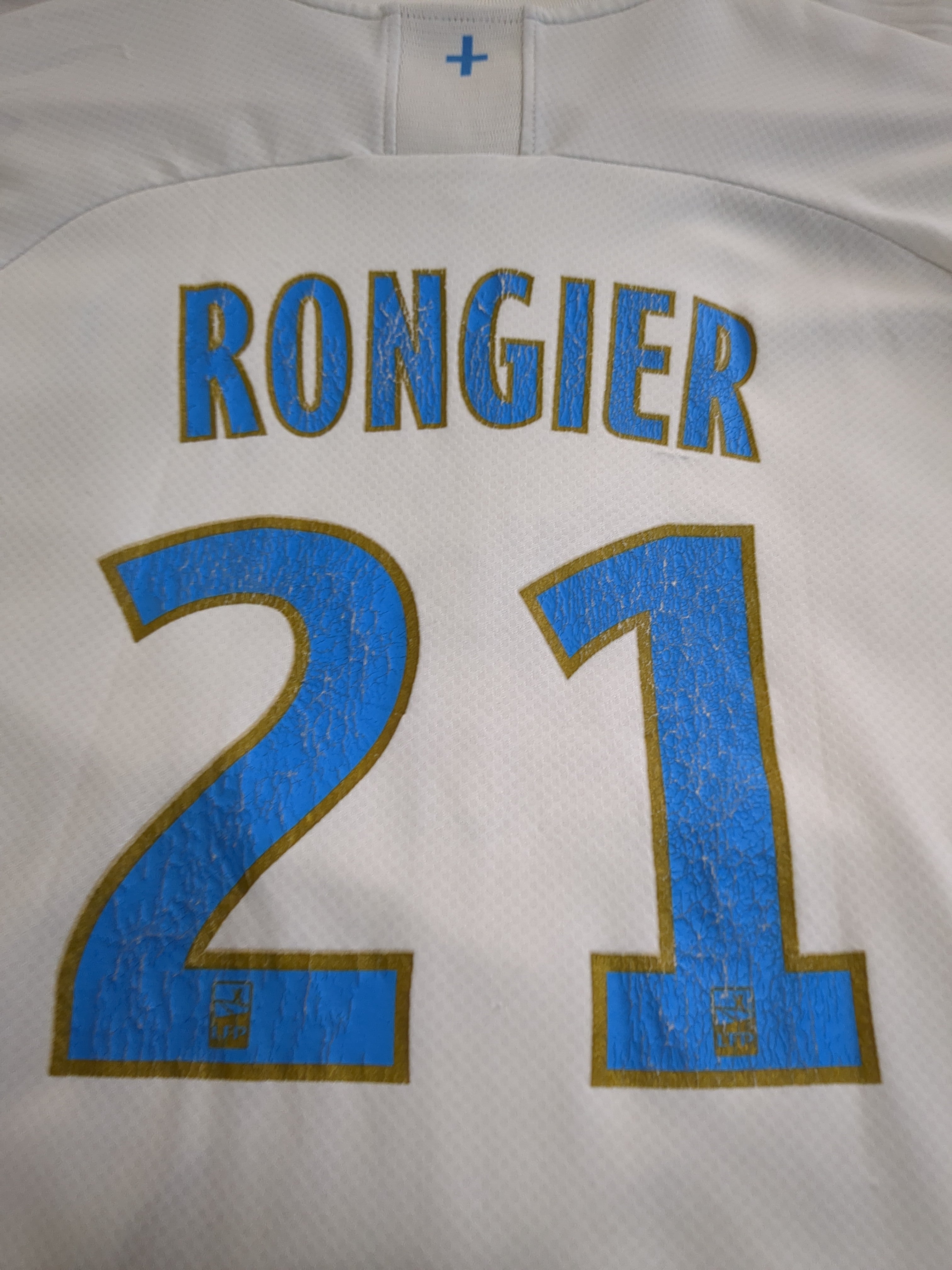 2019-20 Puma Olympique Marseille Home Shirt #21 Rongier - (S)