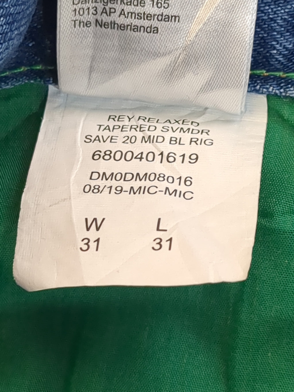 Tommy Jeans Relaxed Taper Denim Jeans - (W32 x L39)