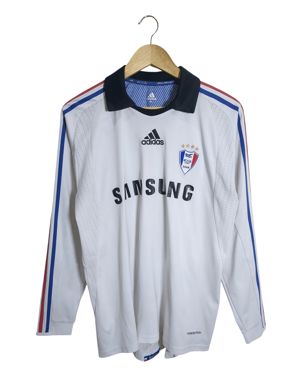 2009 Suwon Samsung Bluewings Adidas Player Issue L/S Away Shirt - (M)