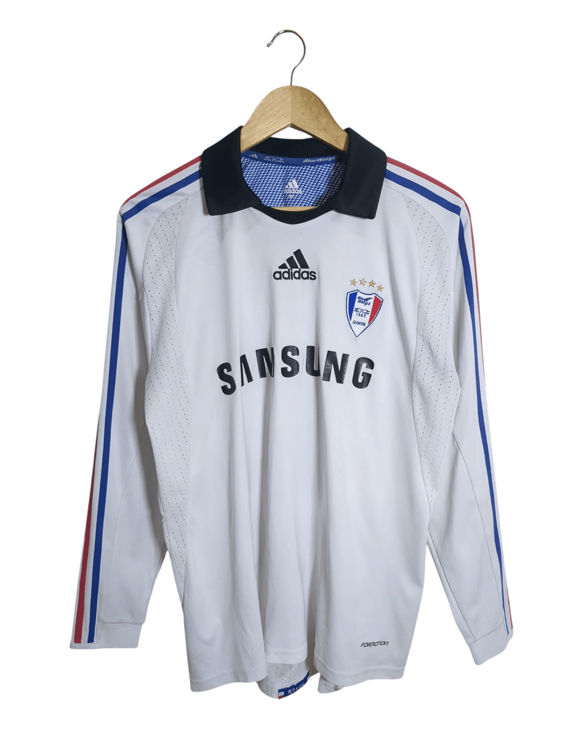 2009 Suwon Samsung Bluewings Adidas Player Issue L/S Away Shirt - (M)
