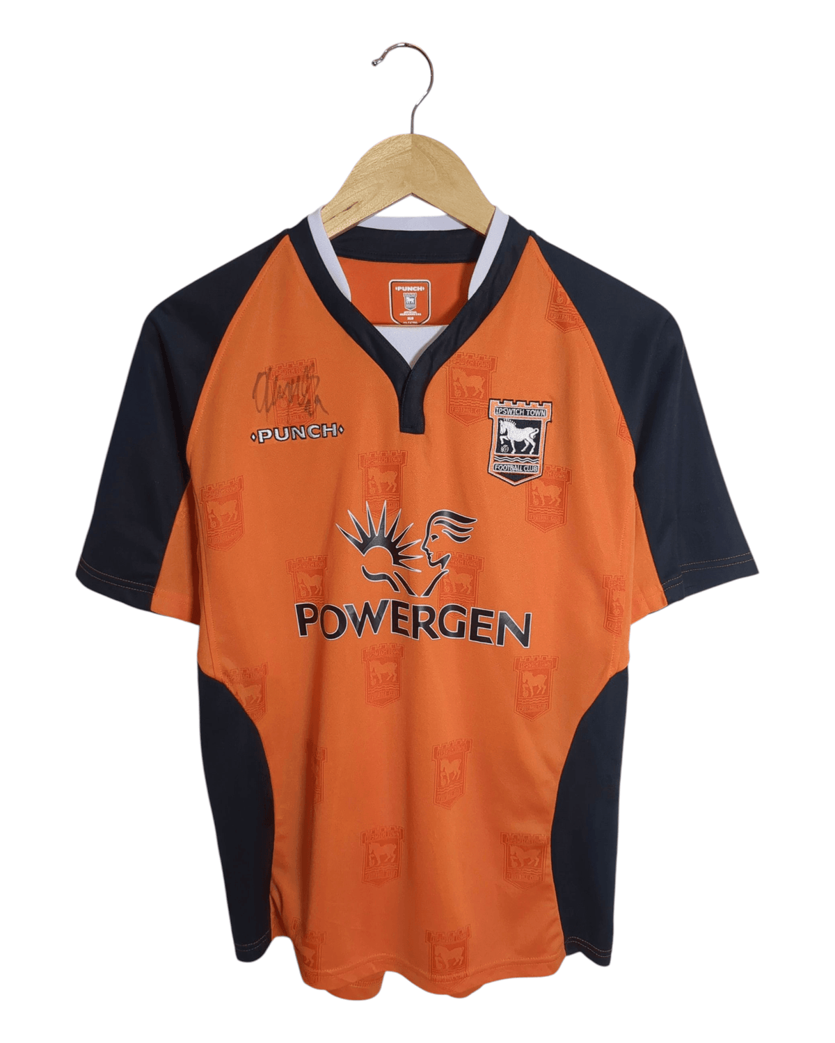 2004-06 Ipswich Punch Signed Away Shirt - (XL.Boys)