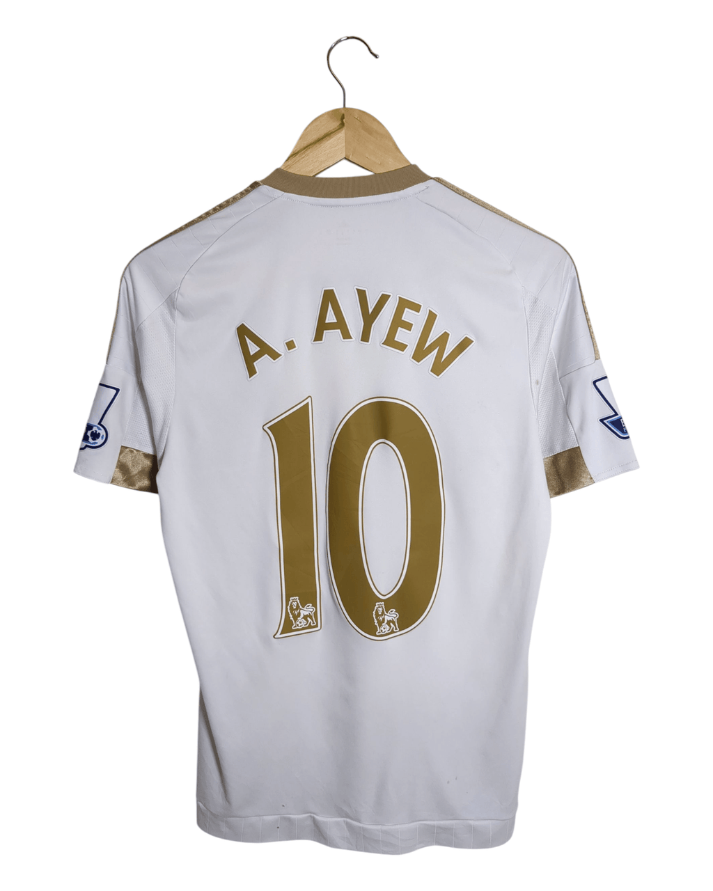 2015-16 Swansea City Adidas Home Shirt #10 A.Ayew - (S)