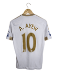 2015-16 Swansea City Adidas Home Shirt #10 A.Ayew - (S)