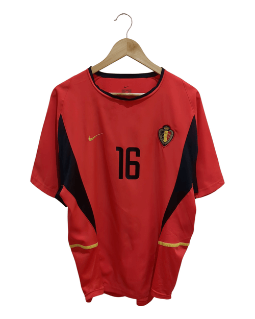 2002-04 Belgium Nike Home Shirt #16 Van Buyten - (M)