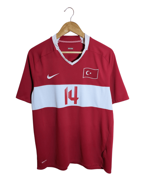 2008-10 Turkey Nike Home Shirt #14 Arda - (L)
