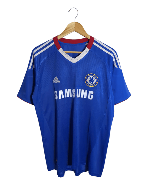 2010-11 Chelsea Adidas Home Shirt #11 Drogba - (M)
