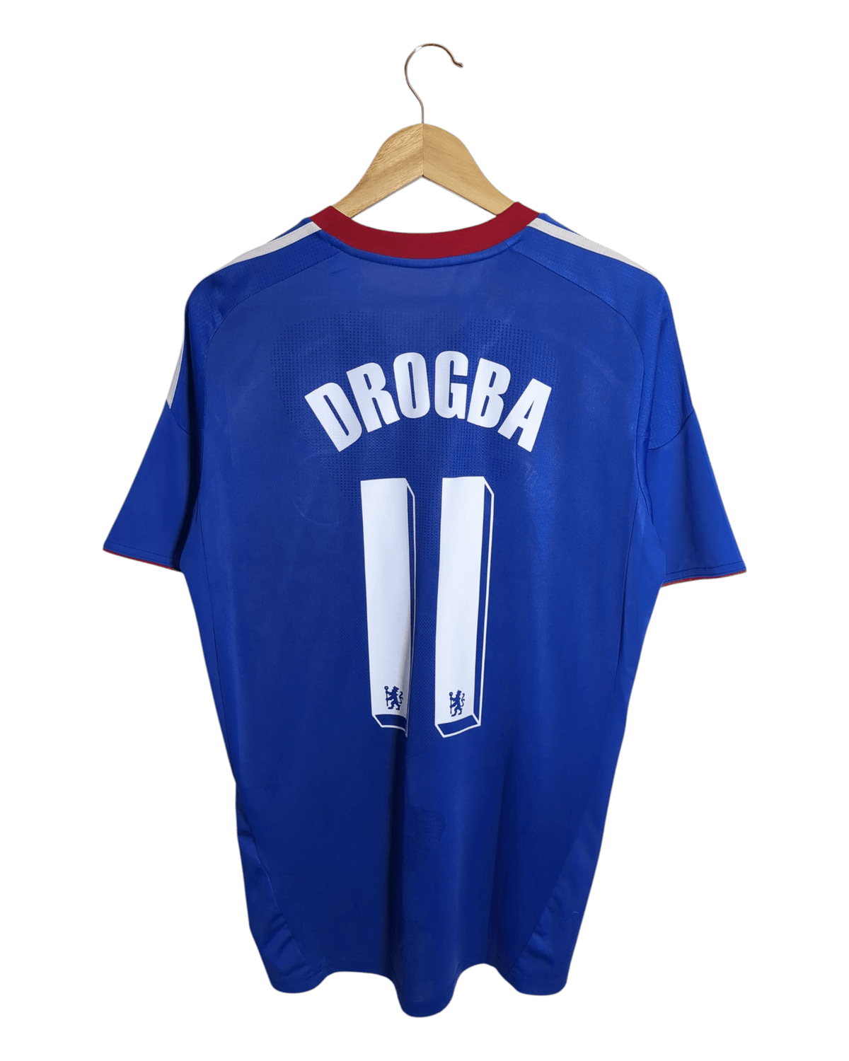 2010-11 Chelsea Adidas Home Shirt #11 Drogba - (M)