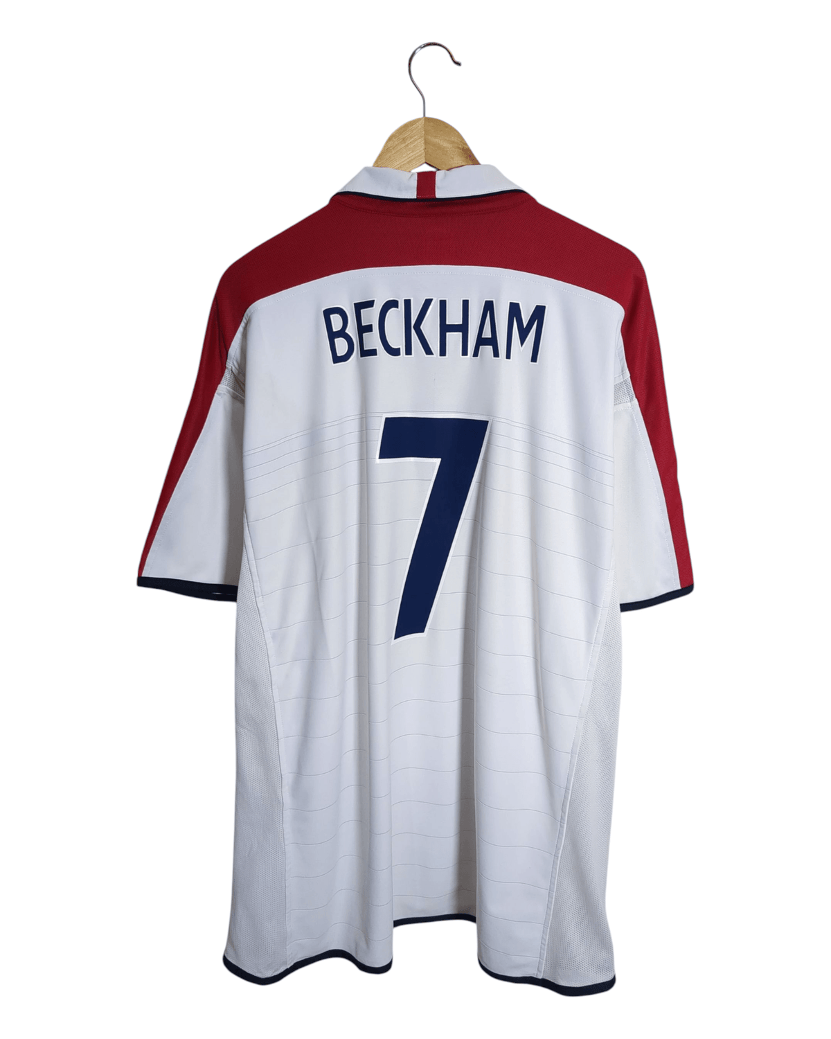 2003-05 England Umbro Reversible Home Shirt #7 Beckham - (XL)