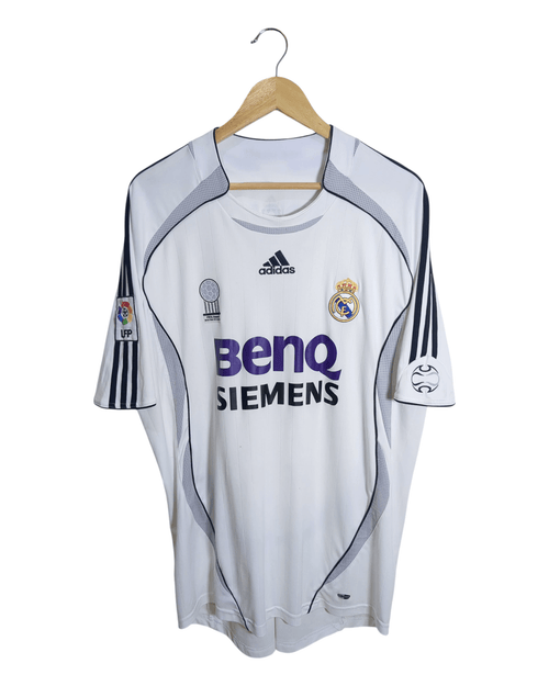 2006-07 Real Madrid Adidas Home Shirt #9 Ronaldo - (XL)