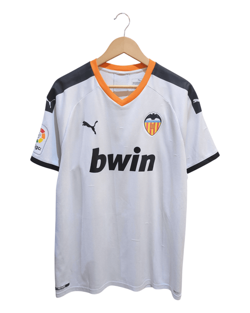2019-20 Valencia Puma Home Shirt #10 Parejo - (XL)