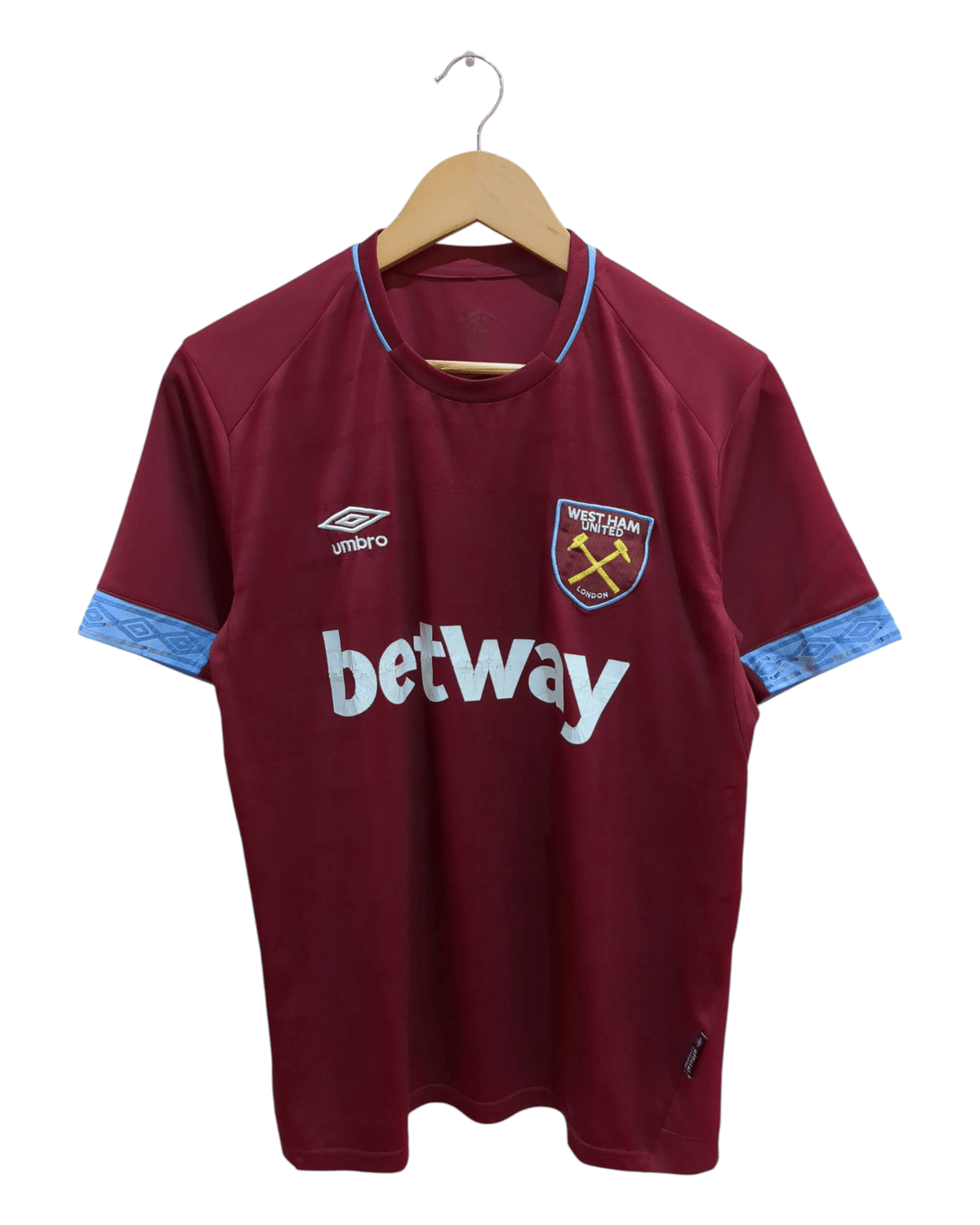 2018-19 West Ham Umbro Home Shirt #41 Rice - (M)