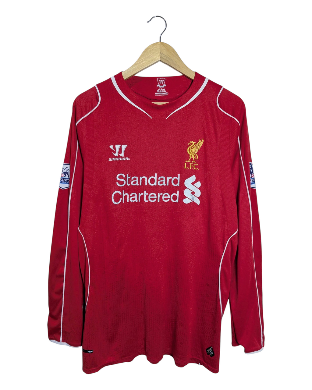 2014-15 Liverpool Warrior Home L/S Shirt #15 Sturridge - (L)