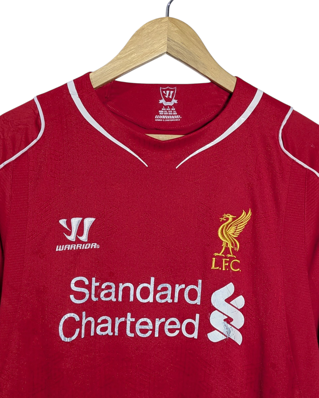 2014-15 Liverpool Warrior Home L/S Shirt #15 Sturridge - (L)