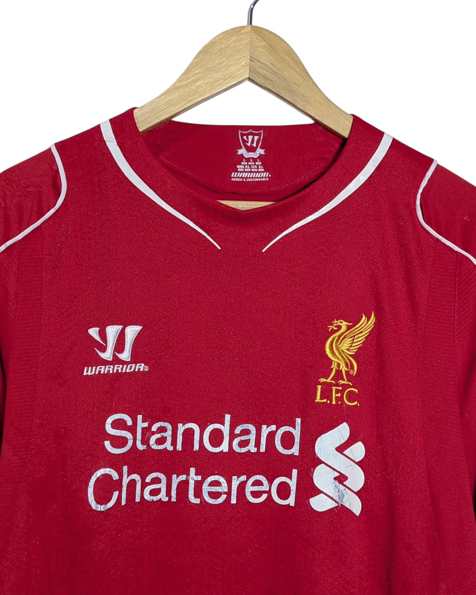 2014-15 Liverpool Warrior Home L/S Shirt #15 Sturridge - (L)