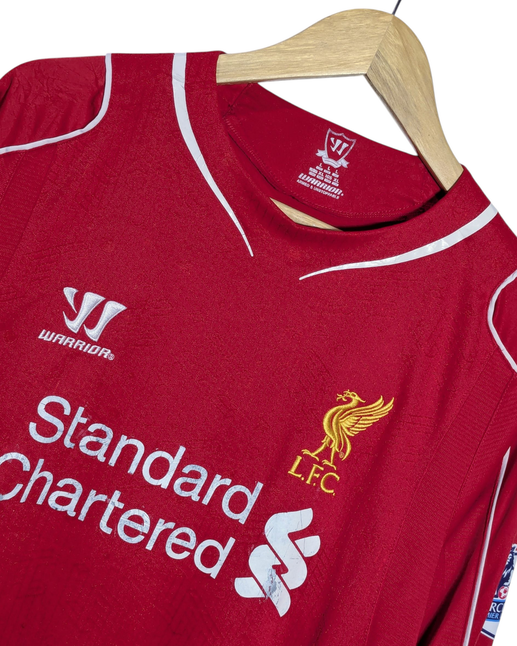 2014-15 Liverpool Warrior Home L/S Shirt #15 Sturridge - (L)