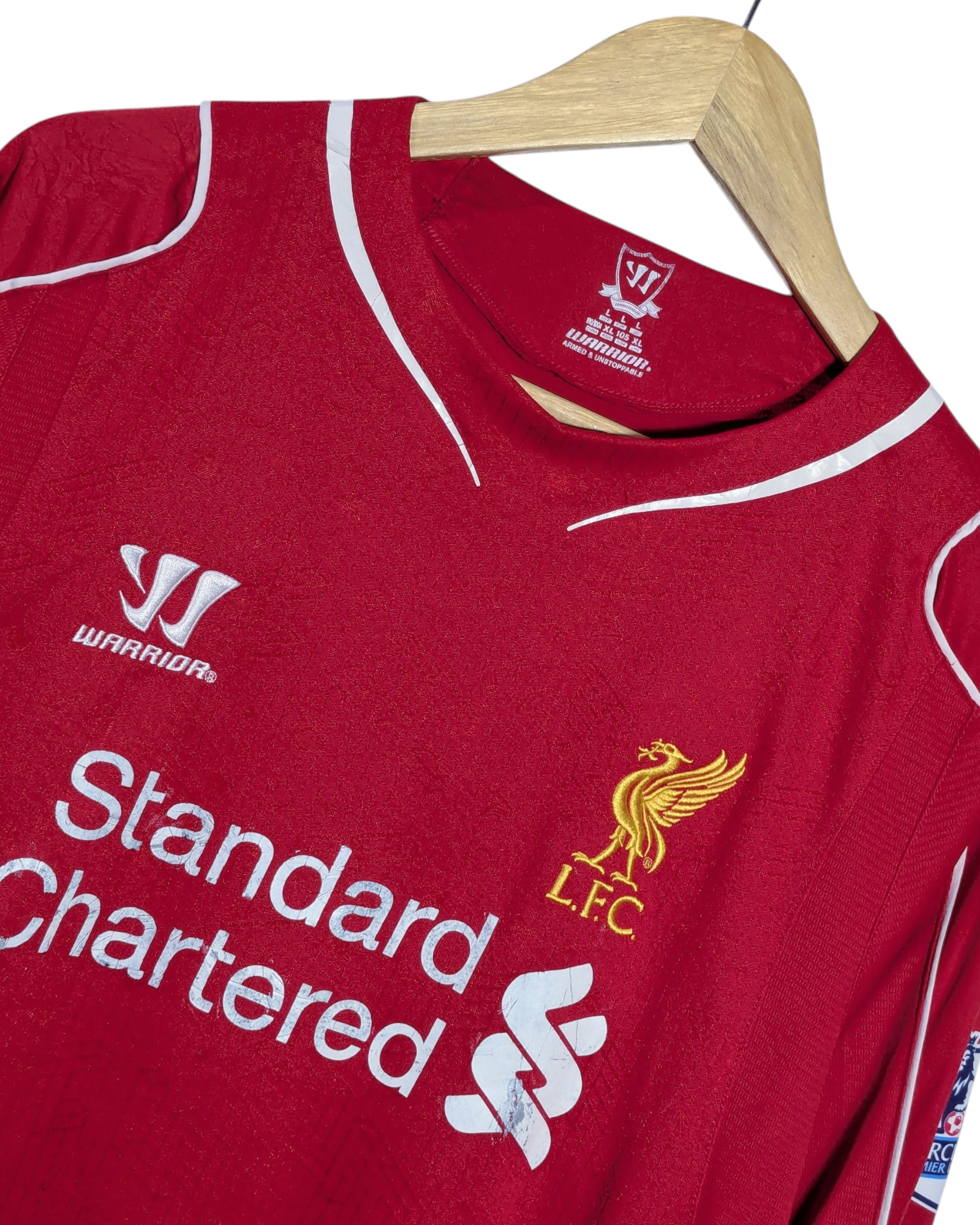 2014-15 Liverpool Warrior Home L/S Shirt #15 Sturridge - (L)