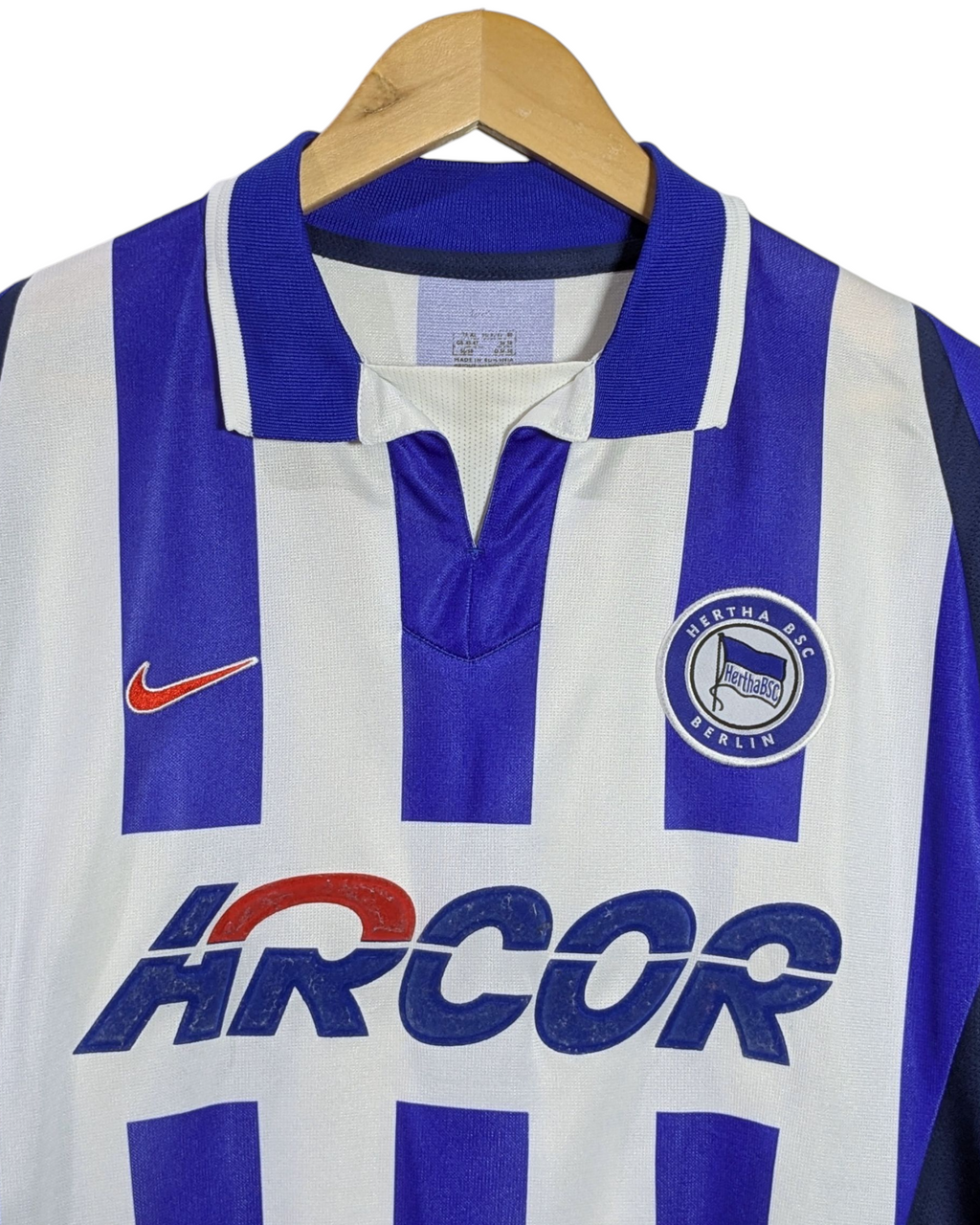 2002-04 Hertha Berlin Nike Home Shirt #3 Friedrich - (XL)