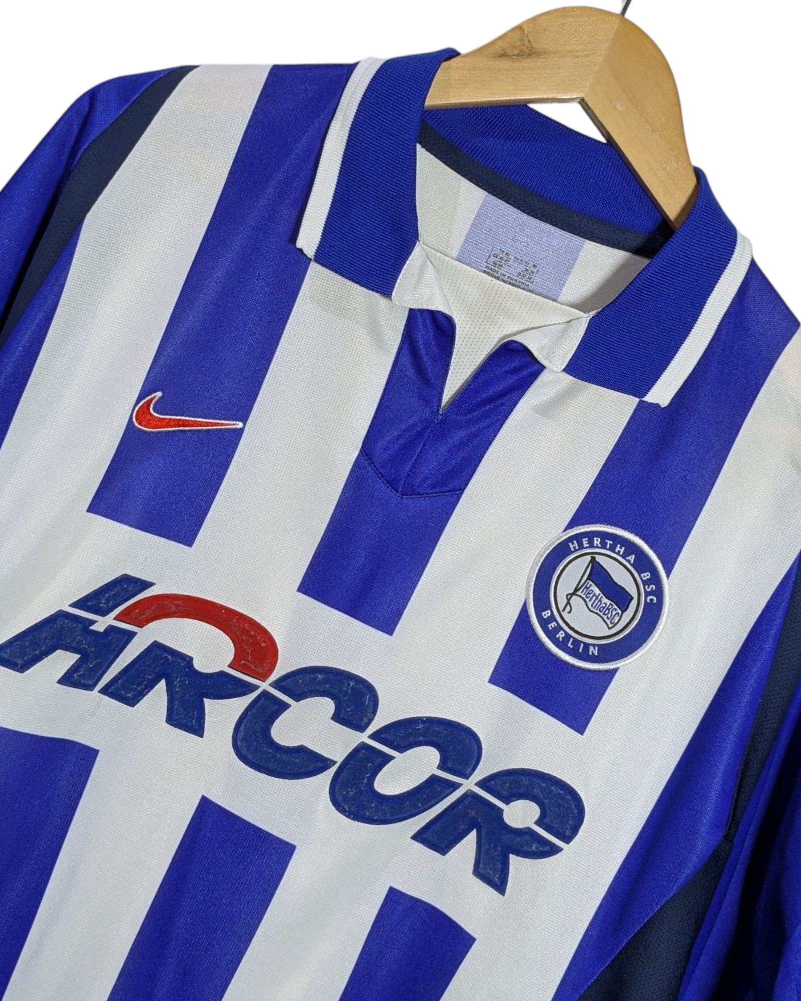 2002-04 Hertha Berlin Nike Home Shirt #3 Friedrich - (XL)