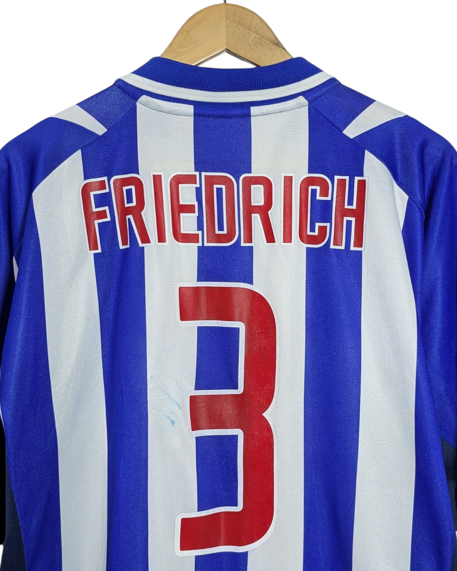 2002-04 Hertha Berlin Nike Home Shirt #3 Friedrich - (XL)