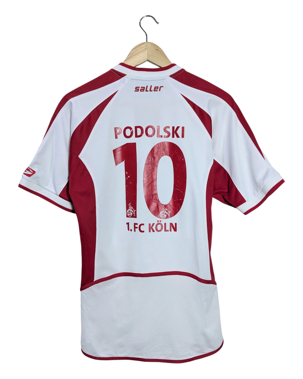 2003-04 FC Koln Saller Home Shirt #10 Podolski - (S)