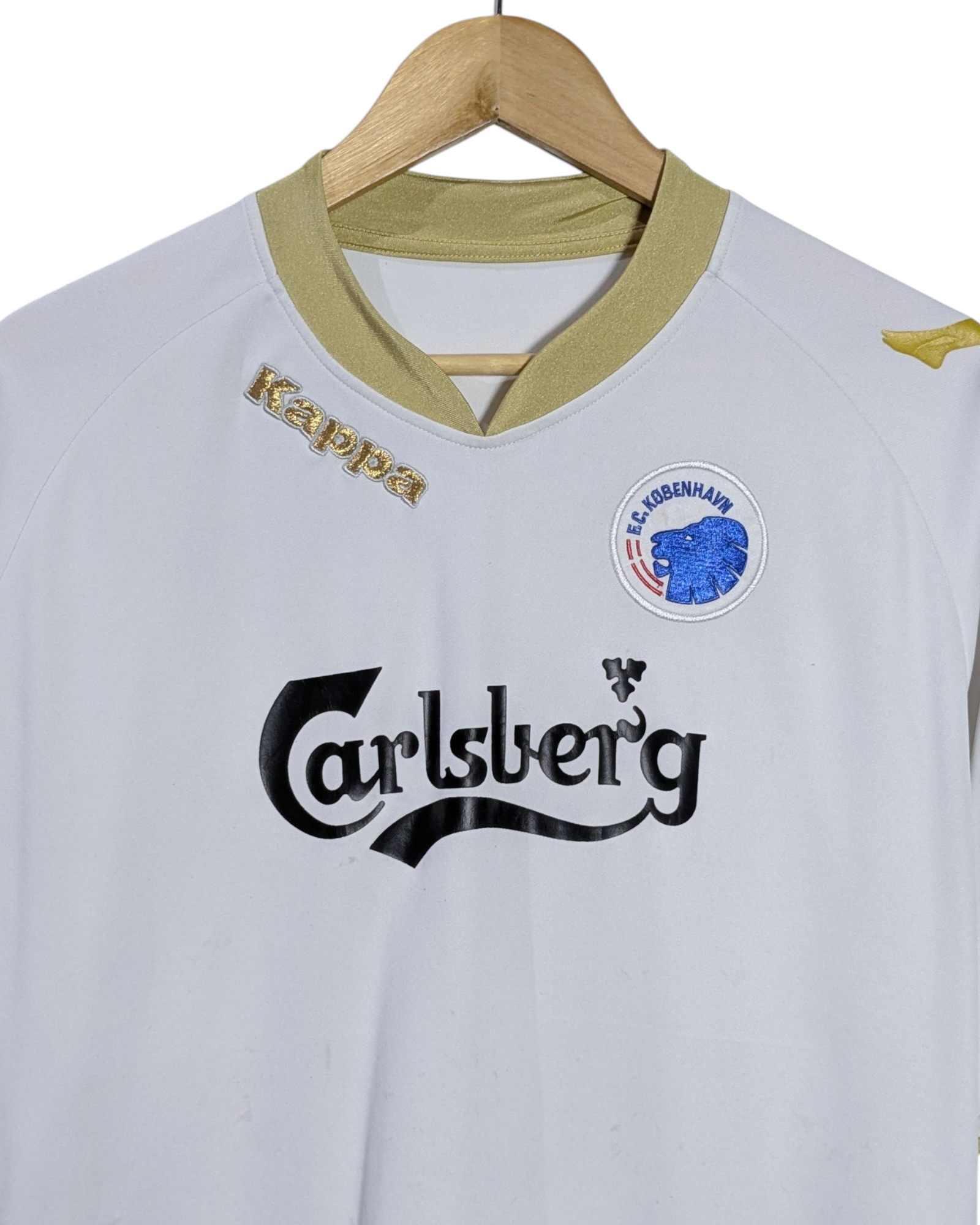 2007-08 FC Copenhagen Kappa Cup Home Shirt #8 Silberbauer - (L)