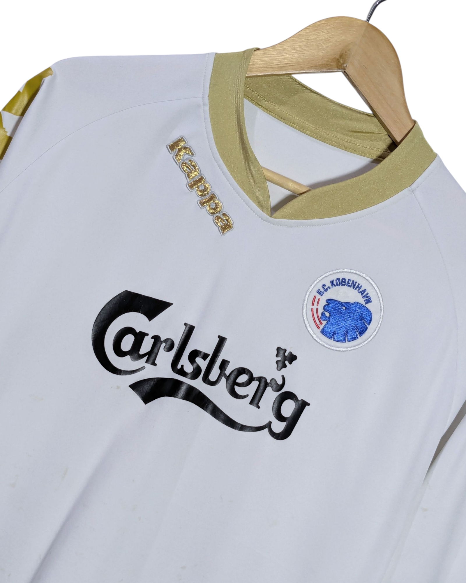 2007-08 FC Copenhagen Kappa Cup Home Shirt #8 Silberbauer - (L)