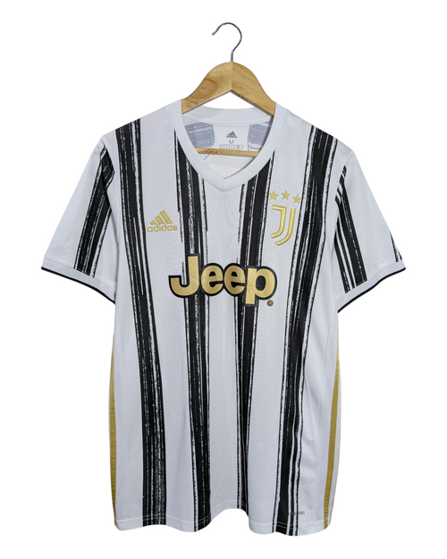 2020-21 Juventus Adidas Home Shirt #7 Ronaldo - (M)