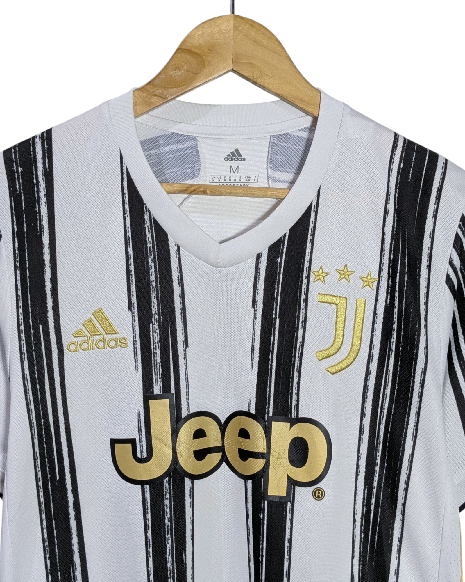 2020-21 Juventus Adidas Home Shirt #7 Ronaldo - (M)
