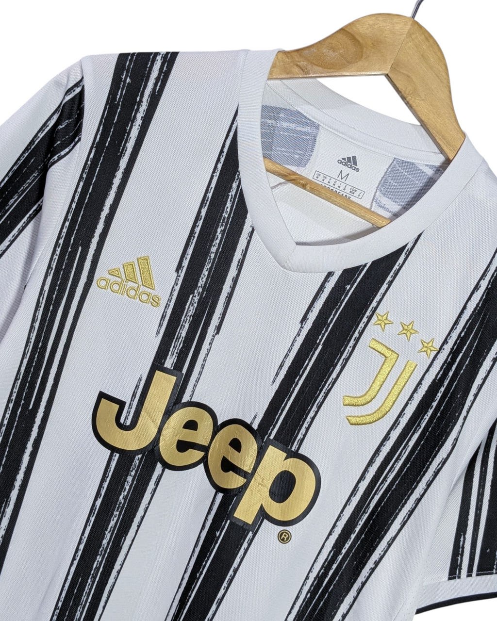 2020-21 Juventus Adidas Home Shirt #7 Ronaldo - (M)
