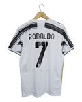 2020-21 Juventus Adidas Home Shirt #7 Ronaldo - (M)