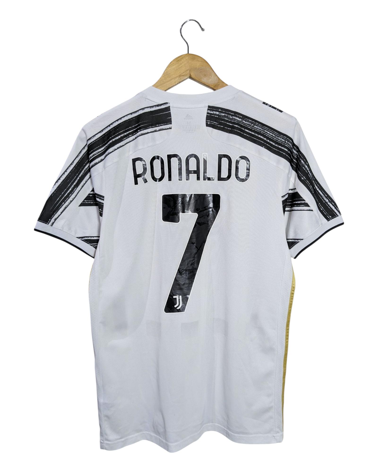 2020-21 Juventus Adidas Home Shirt #7 Ronaldo - (M)