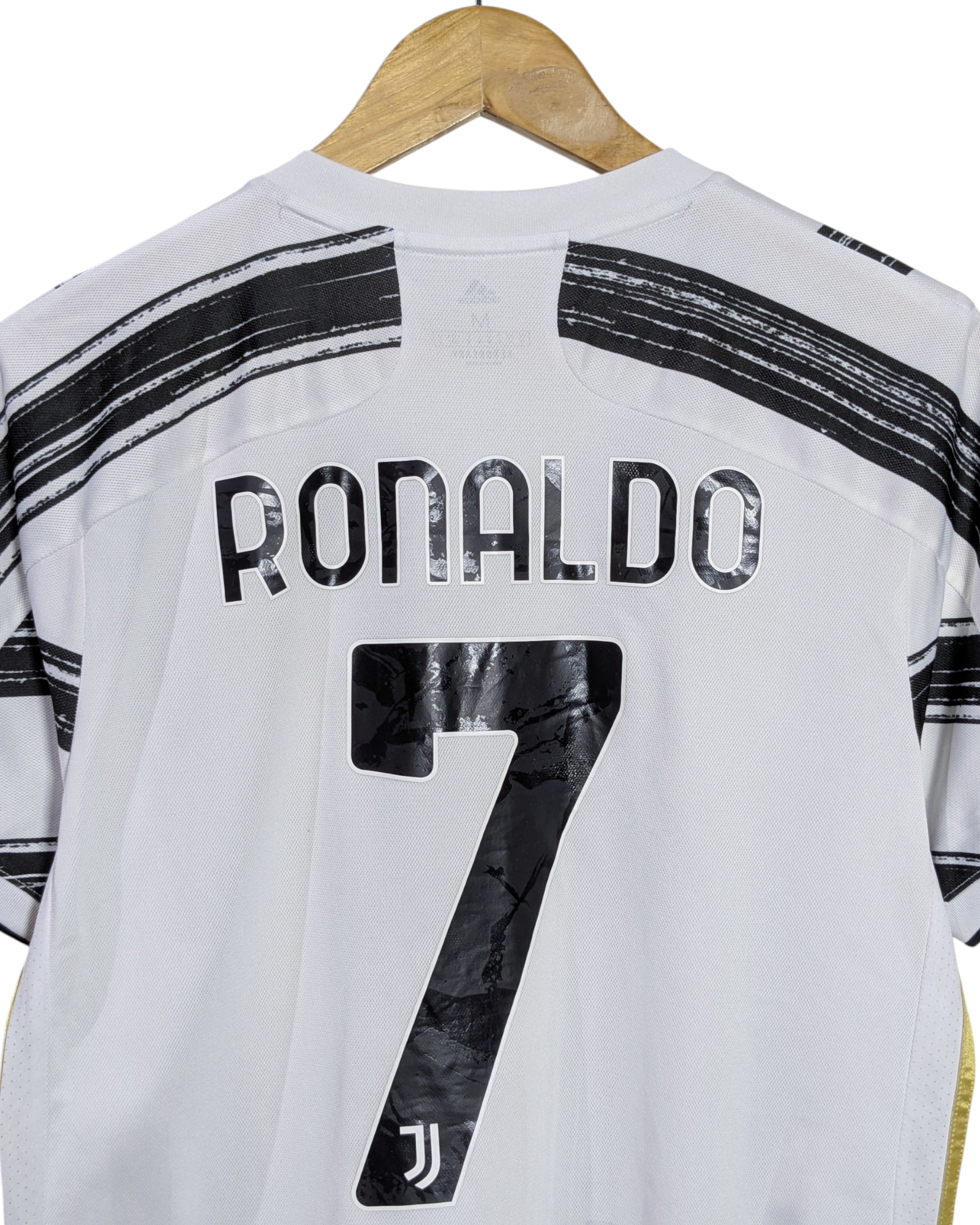 2020-21 Juventus Adidas Home Shirt #7 Ronaldo - (M)