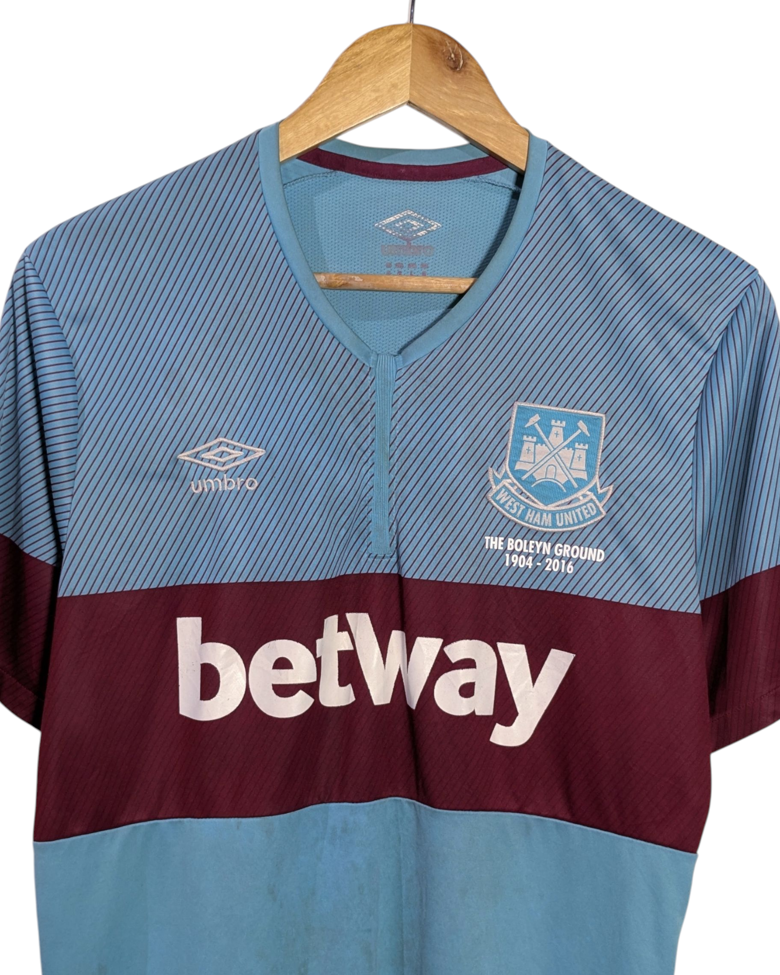 2015-16 West Ham Umbro 'Boleyn' Away Shirt - (M)