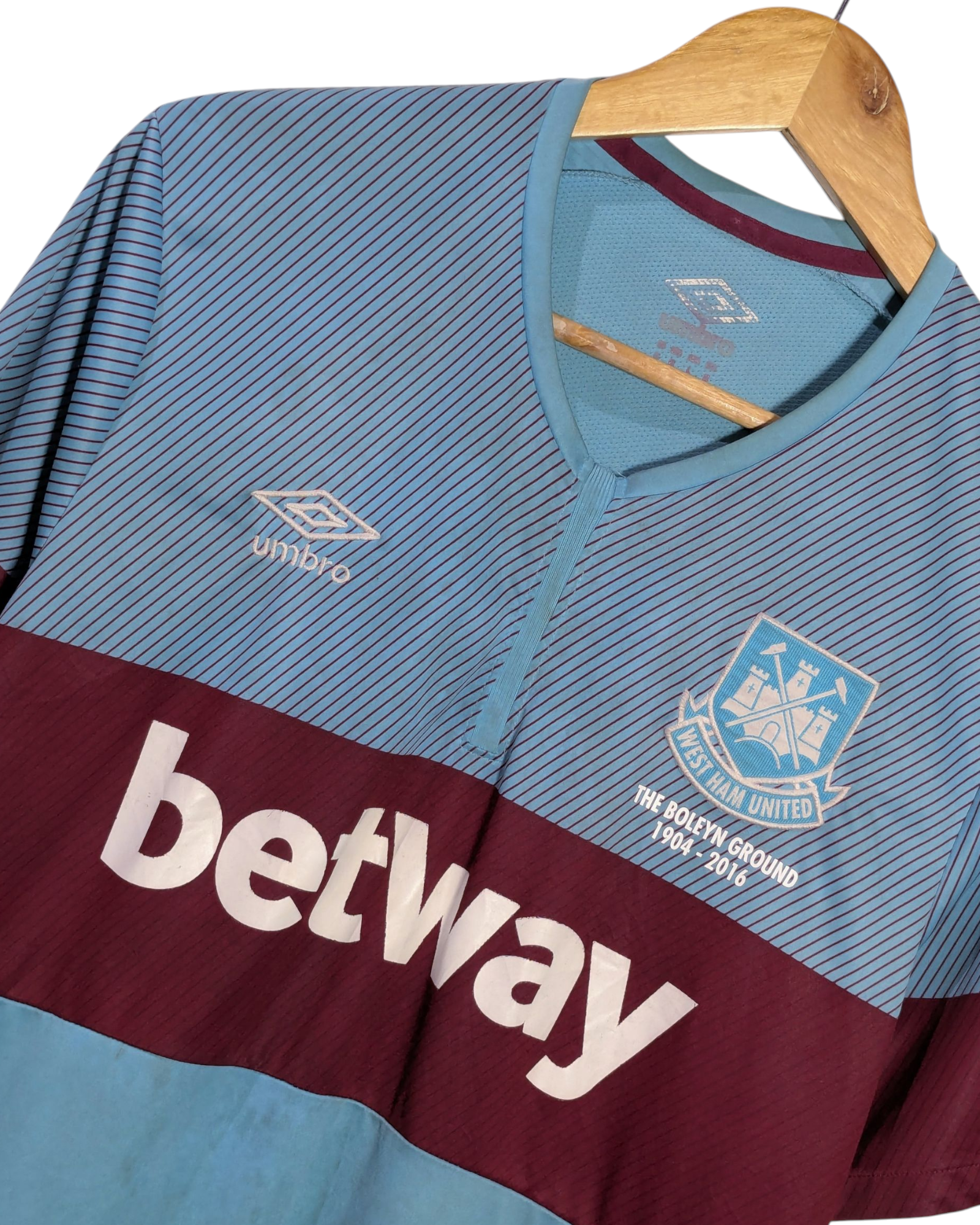 2015-16 West Ham Umbro 'Boleyn' Away Shirt - (M)