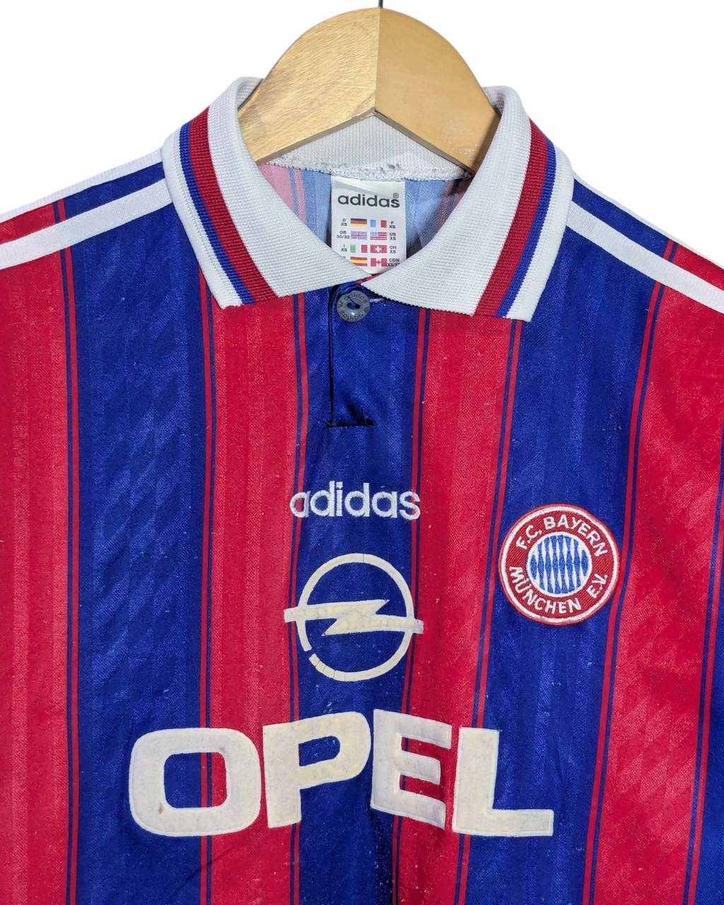 1995-97 Bayern Munich Adidas Home Shirt #18 Klinsmann - (L.Boys)