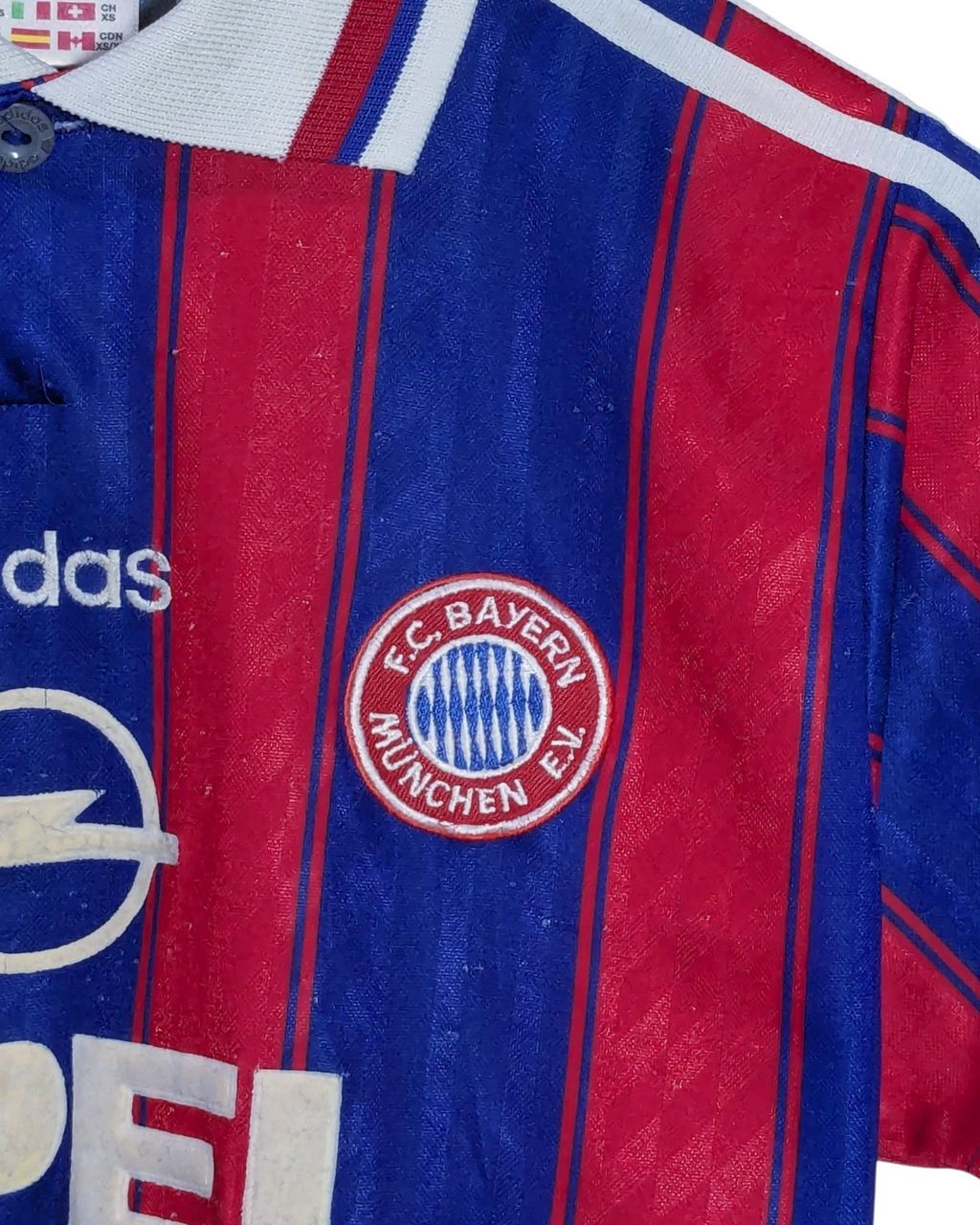 1995-97 Bayern Munich Adidas Home Shirt #18 Klinsmann - (L.Boys)