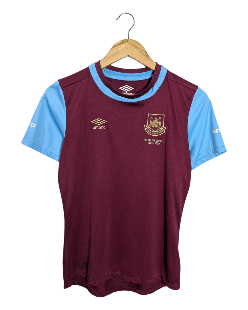 2015-16 West Ham Umbro 'Boleyn' Home Shirt - (L.Boys)