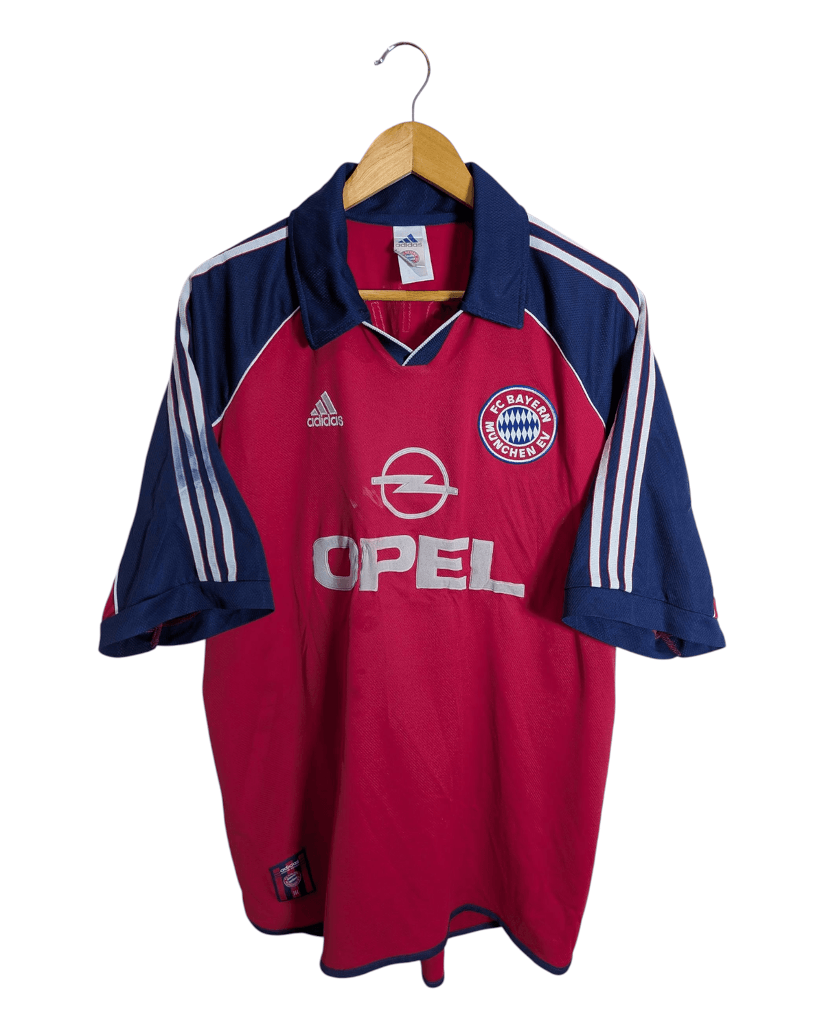 1999-01 Bayern Munich Adidas Home Shirt #11 Effenberg - (XL)