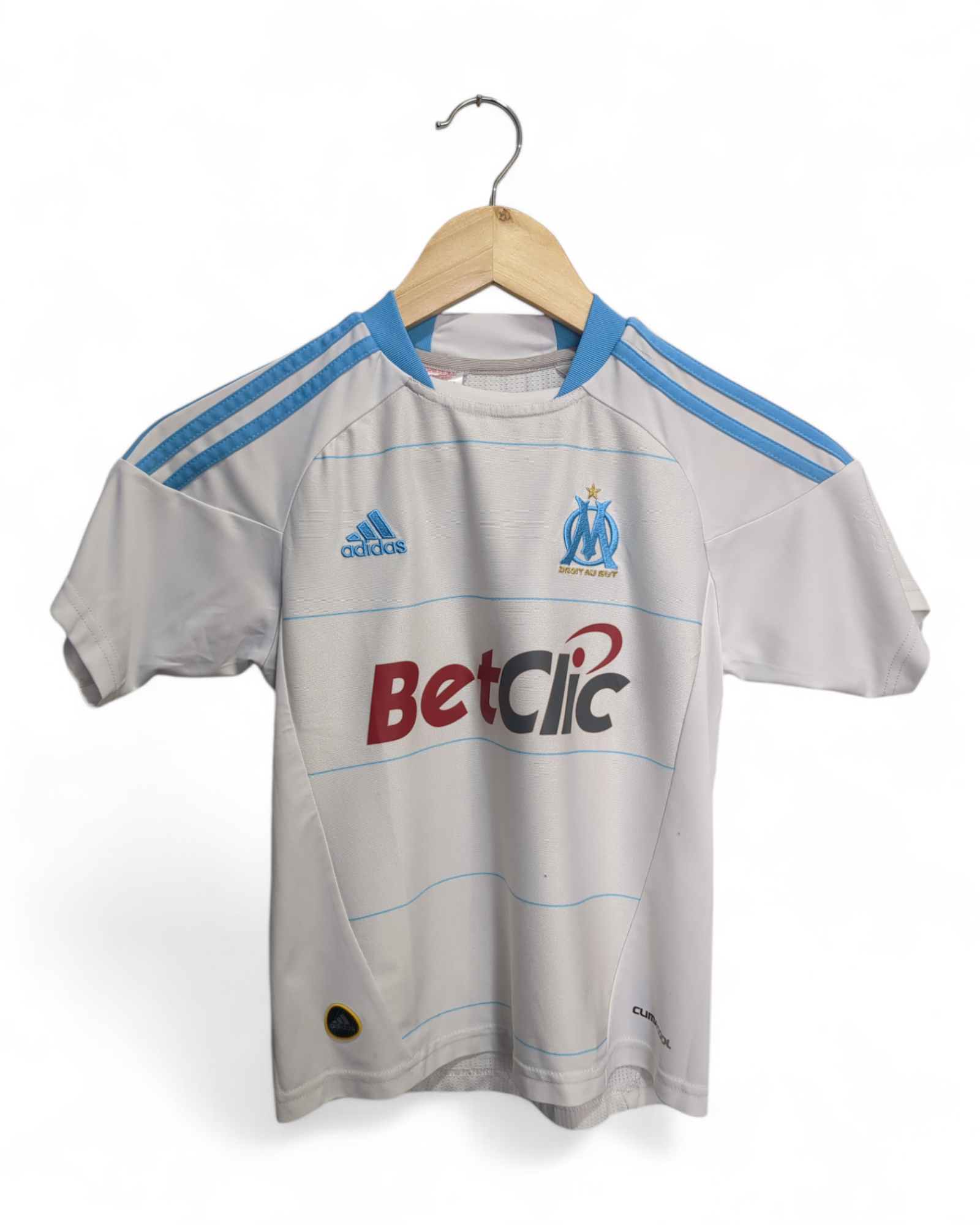 2010-11 Adidas Olympique Marseille Home Shirt #8 Lucho - (XS)