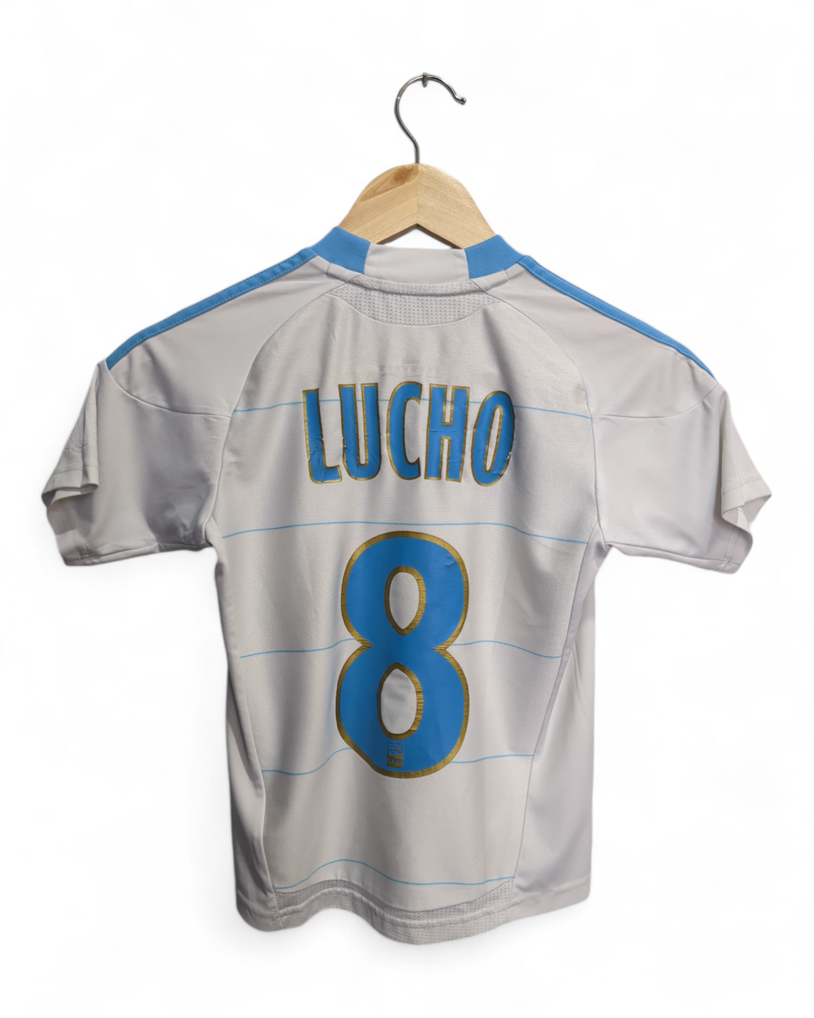 2010-11 Adidas Olympique Marseille Home Shirt #8 Lucho - (XS)