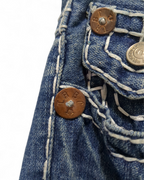 True Religion 00s Billy Bootcut Medium Wash Super T Jeans - (W32 x L40)
